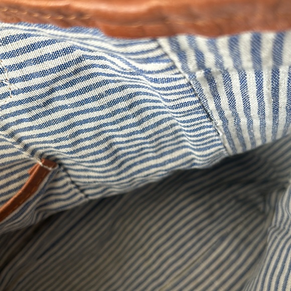 CANVAS PARIS TOTE WITH LEATHER TRIM - Picture 5 of 5